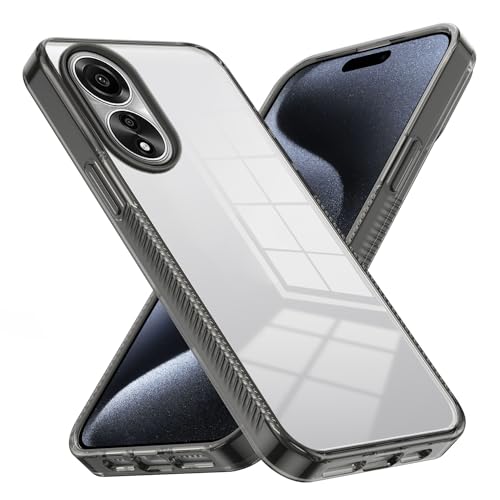 Phone Fashion Crystal Clear Kompatibel mit Oppo A78 4G Hülle, hartes Acryl-PC, ultradünne Schutzhülle für die Rückseite, kratzfest, stoßdämpfend, kompatibel mit Oppo A78 4G, Schwarz Phone Fashion Crystal Clear Kompatibel mit Oppo A78 4G Hülle, hartes Acryl-PC, ultradünne Schutzhülle für die Rückseite, kratzfest, stoßdämpfend, kompatibel mit Oppo A78 4G, Schwarz von ADVDJBV