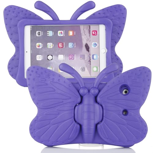 Tablet-Hülle Hübsche Schmetterlingshülle, kompatibel mit iPad Mini 1/Mini 2/ Mini 3/Mini 4/Mini 5, EVA, stoßfeste, robuste Schutzhülle Compatible with Kinder, lichtsichere Hülle Tablet-Startseite(PURP Tablet-Hülle Hübsche Schmetterlingshülle, kompatibel mit iPad Mini 1/Mini 2/ Mini 3/Mini 4/Mini 5, EVA, stoßfeste, robuste Schutzhülle Compatible with Kinder, lichtsichere Hülle Tablet-Startseite(PURP von ADVDJBV