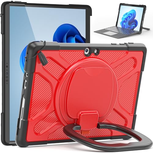 Tablet-Hülle Kompatibel mit Microsoft Surface Go 4/Surface Go 3/Surface Go 2/Surface Go 1 10,5-Zoll-Hülle, kompatibel mit Type Cover-Tastatur mit Ständer, stoßfeste, robuste Schutzhülle Tablet-Startse von ADVDJBV