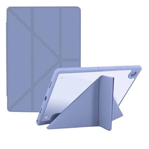Tablet-Hülle Kompatibel mit Samsung Galaxy Tab S7 FE 12,4" 2021 (SM-T730/T736)/S7 Lite Smart Tablet Cover Case, schlanke Folio-Schutzhülle, TPU-Lederhülle mit mehreren Betrachtungswinkeln, automatisch von ADVDJBV