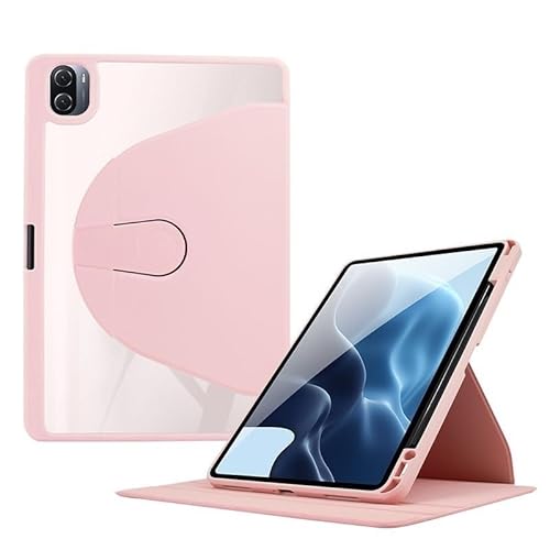 Tablet-Hülle Schutzhülle kompatibel mit Xiaomi Pad 6 11 Zoll 2023, 360° drehbarer Ständer, Smart-Tablet-Abdeckung, harte PC-Rückschale, schmale Hülle, Hartschale, Folio-Hülle, automatische Schlaf-/Wac von ADVDJBV