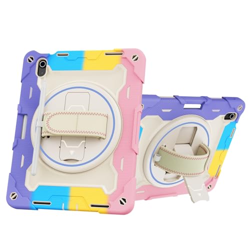 Tablet-Hülle Kompatibel mit der Tablet-Hülle for das iPad der 11. Generation A16 (11 Zoll, 2025), robuste, stoßfeste Kinderhülle mit Ständer, robuste Schutzhülle mit Handschlaufe und Tragegurt Tablet- von ADVDJBV