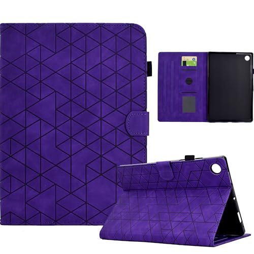 Tablet-Hülle Premium Leder Folio Stand Cover Case kompatibel mit Samsung Galaxy Tab A9 8,7 Zoll SM-X110/X115/X117 Hülle mit Multi-Winkel-Betrachtung und automatischer Wake-Sleep-Funktion Tablet-Starts von ADVDJBV