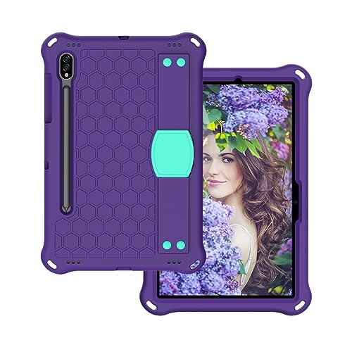 Tablet-Hülle Tablet-Hülle kompatibel mit Samsung Galaxy Tab S9 11 2023 X710/X716B/X718U, stoßfeste, robuste Schutzhülle mit Stifthalter/Schultergurt, weiche Hülle mit tragbarem Griff Tablet-Startseite von ADVDJBV