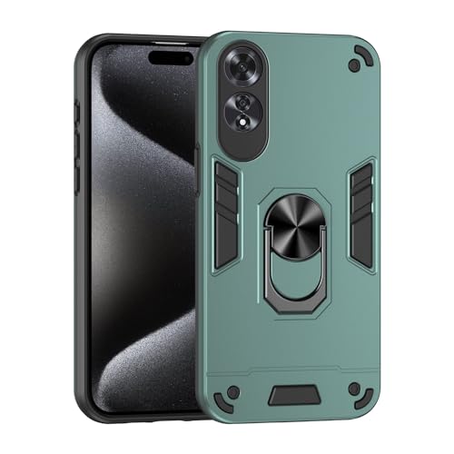 Telefonmodus Kompatibel mit OPPO A60 Telefonhülle mit Ständer und stoßfest, Fallschutz in Militärqualität, robuste Schutzhülle aus mattem strukturiertem PC Telefonmodus Kompatibel mit OPPO A60 Telefonhülle mit Ständer und stoßfest, Fallschutz in Militärqualität, robuste Schutzhülle aus mattem strukturiertem PC von ADVDJBV