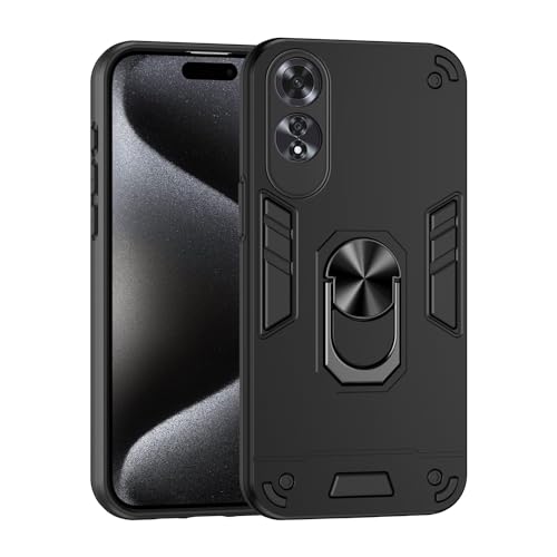 Telefonmodus Kompatibel mit OPPO A60 Telefonhülle mit Ständer und stoßfest, Fallschutz in Militärqualität, robuste Schutzhülle aus mattem strukturiertem PC von ADVDJBV
