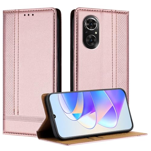 Telefonzubehör Kompatibel mit Honor 50 SE/Nova 9SE Hülle Brieftasche, PU-Leder Flip Folio Hülle mit Kartenhalter Klapphülle Kickstand [Stoßfeste TPU-Innenschale] Ultradünne schlanke Handyhülle Telefon von ADVDJBV