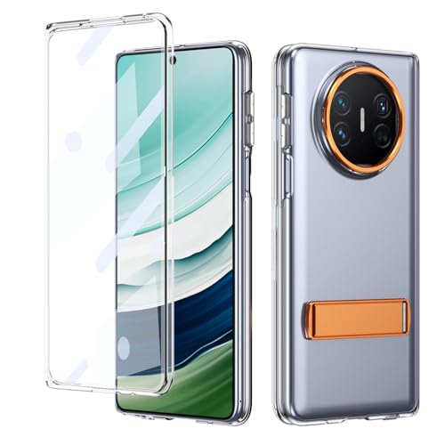 Telefonzubehör Kompatibel mit Huawei Mate X3-Hülle mit Displayschutz, Standmodi-Ständer Compatible with X3-Abdeckung, stoßfeste, leichte Schutzhülle in Militärqualität, kristallklar Telefonabdeckung(G von ADVDJBV