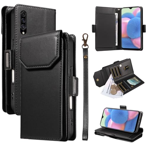 Telefonzubehör Kompatibel mit Samsung Galaxy A50/A30S/A50S, Brieftaschen-Schutzhülle mit Kartenhalter for Damen und Herren, modische PU-Lederhülle, seitliche Schnalle, Handschlaufe, Brieftaschen-Handy Telefonzubehör Kompatibel mit Samsung Galaxy A50/A30S/A50S, Brieftaschen-Schutzhülle mit Kartenhalter for Damen und Herren, modische PU-Lederhülle, seitliche Schnalle, Handschlaufe, Brieftaschen-Handy von ADVDJBV