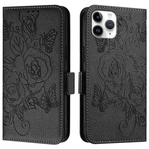 Telefonzubehör Kompatibel mit der Hülle Compatible with das iPhone 11 Pro, Brieftaschen-Hülle, schmale Flip-Folio-Hülle aus PU-Leder, stoßfeste Schutzhülle mit Kartenfächern + Handschlaufe Telefonabde Telefonzubehör Kompatibel mit der Hülle Compatible with das iPhone 11 Pro, Brieftaschen-Hülle, schmale Flip-Folio-Hülle aus PU-Leder, stoßfeste Schutzhülle mit Kartenfächern + Handschlaufe Telefonabde von ADVDJBV