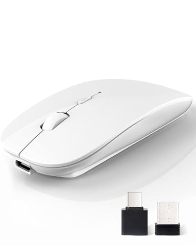 AE WISH ANEWISH Kabellos Bluetooth Maus with USB-C-Adapter wiederaufladbare Leise Mini Maus Kabellos für Mac Laptop PC Computer Tablet Android and Windows AE WISH ANEWISH Kabellos Bluetooth Maus with USB-C-Adapter wiederaufladbare Leise Mini Maus Kabellos für Mac Laptop PC Computer Tablet Android and Windows von AE WISH ANEWISH