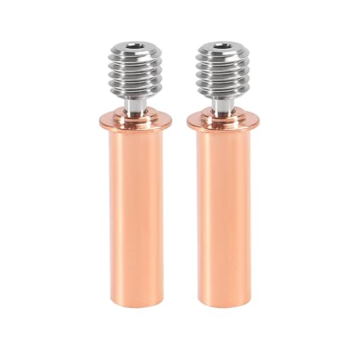 AEDIKO 2pcs CR6 SE Bimetal Heatbreak Upgrade All Metal Heatbreak Titanium Alloy and Copper Bimetal Throat Nozzle for 3D Printer CR-6 SE/Max/CR-5 PRO Hotend Parts von AEDIKO