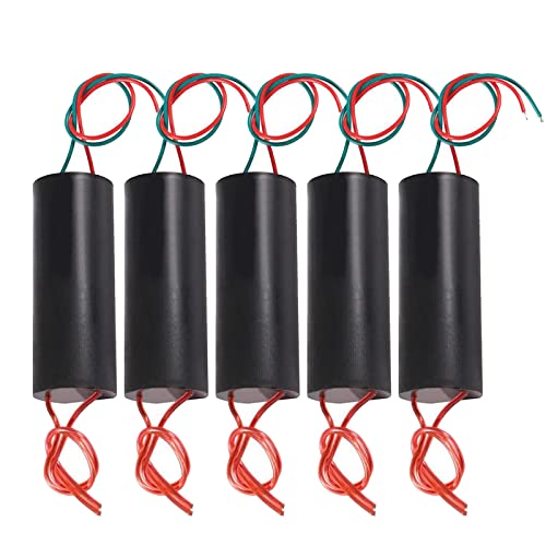 AEDIKO 5 x Hochspannungsgenerator, DC 6–12 V bis 1000 kV, Boost-Step-Up-Wechselrichter, Lichtbogen-Puls-Generator, Strommodul, Hochspannungs-Transformator von AEDIKO
