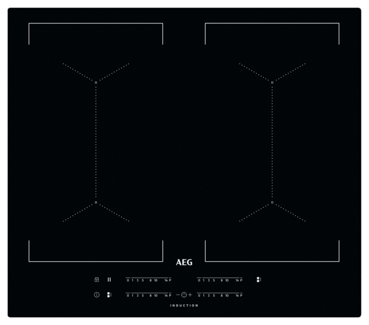 AEG  6000 DoubleBridge, Autarkes Induktionskochfeld, 60 cm, IKE64450IB von AEG