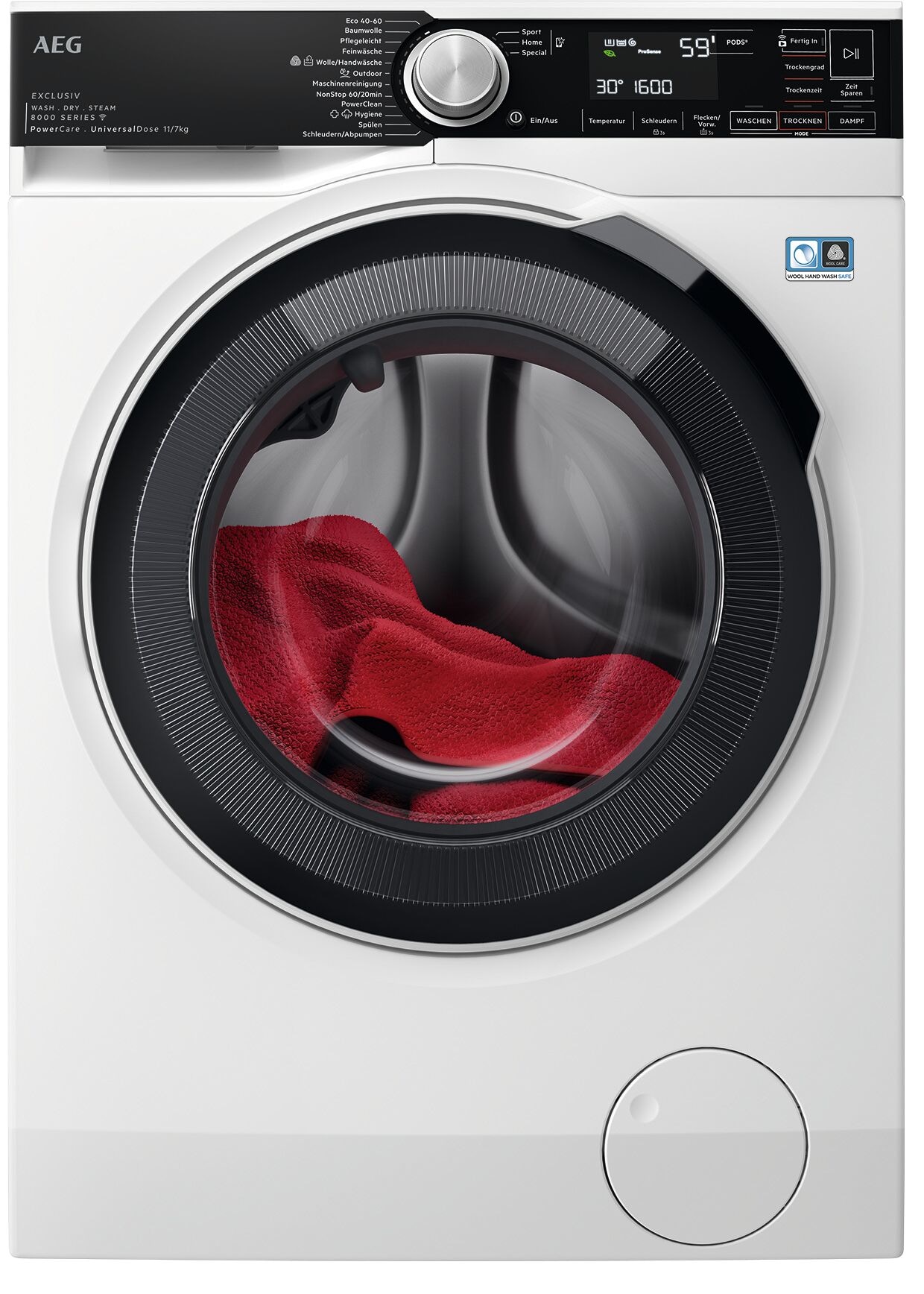AEG 8000 PowerCare / WiFi / UniversalDose / 7.0 kg Trocknen LWR8E80610 AEG 8000 PowerCare / WiFi / UniversalDose / 7.0 kg Trocknen LWR8E80610 von AEG