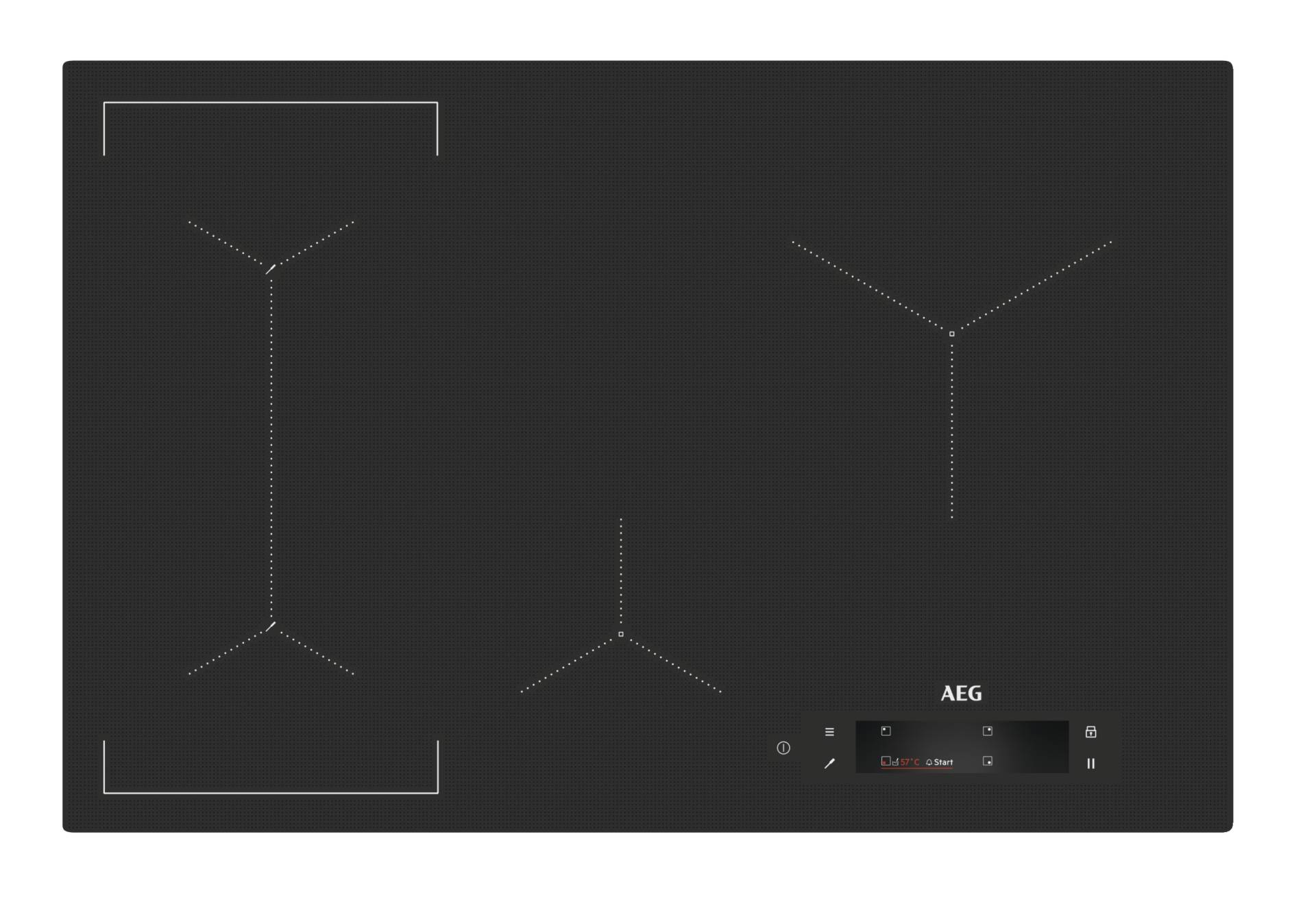 AEG 9000 SensePro / Autarkes Induktionskochfeld / 80 cm IAE84881IB AEG 9000 SensePro / Autarkes Induktionskochfeld / 80 cm IAE84881IB von AEG