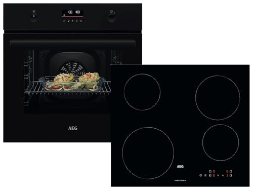AEG AB34BP Set Pyrolyse Backofen BPK53516XB + Induktionskochfeld HK834060XB AEG AB34BP Set Pyrolyse Backofen BPK53516XB + Induktionskochfeld HK834060XB von AEG