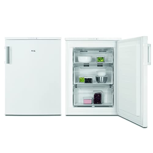 AEG ATB68E7NW Freistehender Tisch-Gefrierschrank / 845 mm / 88 L / NoFrost / Farbe: Weiß / E von AEG