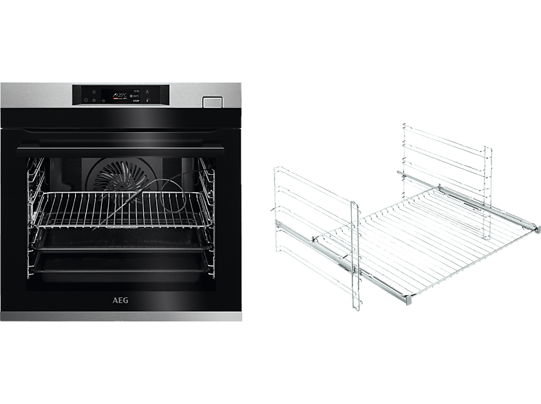 AEG BCO7881V3, Backofen (Einbaugerät, 70 l, 595 mm breit), Serie 8000 mit SteamBoost Multi-Dampfgarer (ohne Sous-vide-Garen), Dampfgarfunktion von AEG