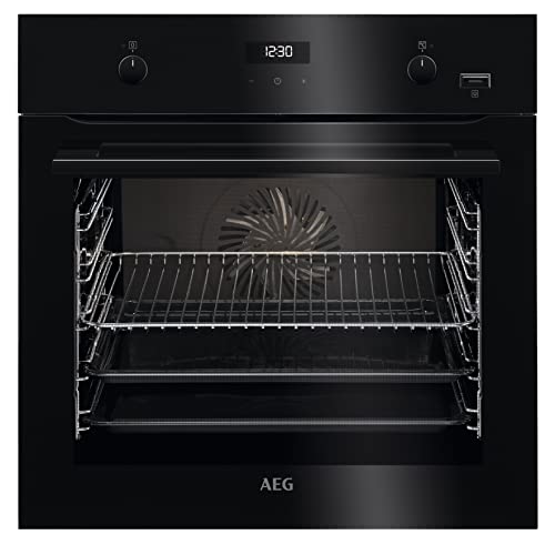 AEG BCS455020B Einbaubackofen / SteamBake – mit Feuchtigkeitszugabe / Katalyse – einfache Reinigung / Reinigung mit Wasserdampf / Touch-Bedienung / Grillfunktion / Display mit Uhr / A+ / Schwarz AEG BCS455020B Einbaubackofen / SteamBake – mit Feuchtigkeitszugabe / Katalyse – einfache Reinigung / Reinigung mit Wasserdampf / Touch-Bedienung / Grillfunktion / Display mit Uhr / A+ / Schwarz von AEG