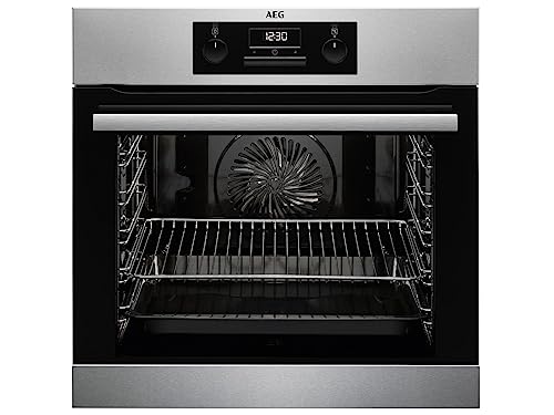 AEG BEB331010M Einbau-Backofen / Serie 6000 mit Ringheißluft: gleichmäßige Garergebnisse auf 3 Ebenen / Reinigung mit Wasserdampf / A / Elektronikuhr mit Timerfunktionen / Grillfunktion / Edelstahl AEG BEB331010M Einbau-Backofen / Serie 6000 mit Ringheißluft: gleichmäßige Garergebnisse auf 3 Ebenen / Reinigung mit Wasserdampf / A / Elektronikuhr mit Timerfunktionen / Grillfunktion / Edelstahl von Electrolux