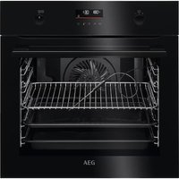 AEG BPK556260B Einbau-Backofen mit Feuchtigkeitszugabe, Pyrolyse, schwarz von AEG