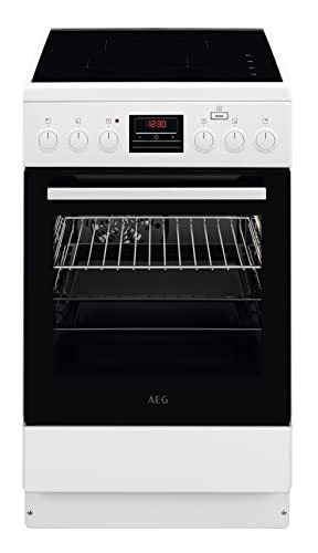 AEG CIB56484BW 50 cm Standherd mit Induktions-Kochfeld / SteamBake – mit Feuchtigkeitszugabe / Versenkknebel / Grillfunktion / Display mit Uhr / Kindersicherung / A AEG CIB56484BW 50 cm Standherd mit Induktions-Kochfeld / SteamBake – mit Feuchtigkeitszugabe / Versenkknebel / Grillfunktion / Display mit Uhr / Kindersicherung / A von AEG