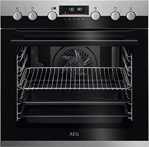 AEG EPE55526BM Einbauherd/Serie 6000 mit SteamBake/Pyrolyse – Selbstreinigung/SoftClosing/Touch-Bedienung/Grillfunktion/Display mit Uhr/Kindersicherung/A+ / Edelstahl mit Antifingerprint AEG EPE55526BM Einbauherd/Serie 6000 mit SteamBake/Pyrolyse – Selbstreinigung/SoftClosing/Touch-Bedienung/Grillfunktion/Display mit Uhr/Kindersicherung/A+ / Edelstahl mit Antifingerprint von AEG