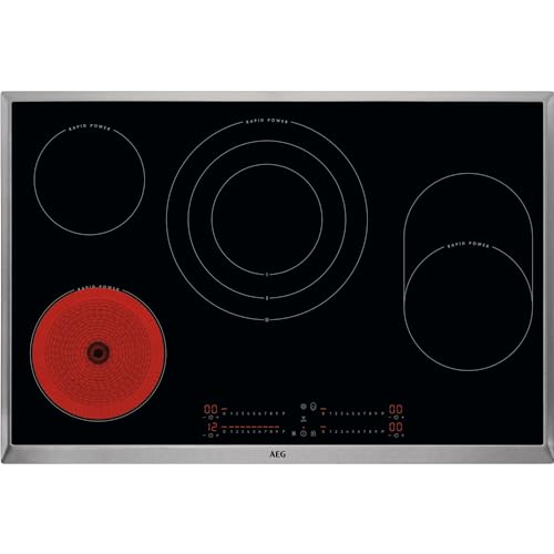 AEG Glaskeramikkochfeld autark 80cm / Made in Germany / 4 Zonen mit Bräter- und Dreikreiszone / 9 Stufen / Powerfunktion / Timer / DirectSlider-Bedienung / Haubenautomatik / HKA8578RAD AEG Glaskeramikkochfeld autark 80cm / Made in Germany / 4 Zonen mit Bräter- und Dreikreiszone / 9 Stufen / Powerfunktion / Timer / DirectSlider-Bedienung / Haubenautomatik / HKA8578RAD von AEG