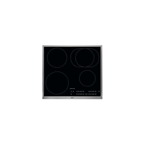 AEG IKB64411XB Autarkes Kochfeld / Induktion / Hob²Hood / Slider-Bedienung / 60 cm / Edelstahlrahmen / 4 Kochzonen / Powerfunktion / Kindersicherung von AEG