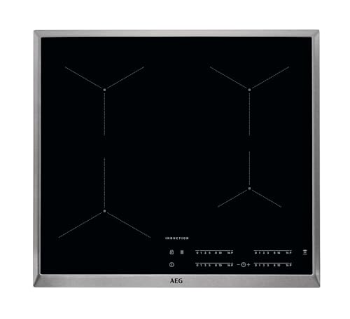 AEG IKB64431XB Autarkes Kochfeld / Induktion / Hob²Hood / Slider-Bedienung / 60 cm / Edelstahlrahmen / 4 Kochzonen / Powerfunktion / Kindersicherung AEG IKB64431XB Autarkes Kochfeld / Induktion / Hob²Hood / Slider-Bedienung / 60 cm / Edelstahlrahmen / 4 Kochzonen / Powerfunktion / Kindersicherung von AEG