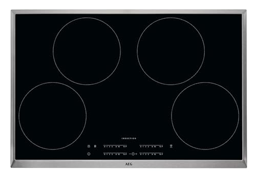 AEG IKB8443AXB Autarkes Kochfeld / Induktion / Hob²Hood / Slider-Bedienung / 80 cm / Edelstahlrahmen / 4 Kochzonen / Powerfunktion / Kindersicherung AEG IKB8443AXB Autarkes Kochfeld / Induktion / Hob²Hood / Slider-Bedienung / 80 cm / Edelstahlrahmen / 4 Kochzonen / Powerfunktion / Kindersicherung von AEG