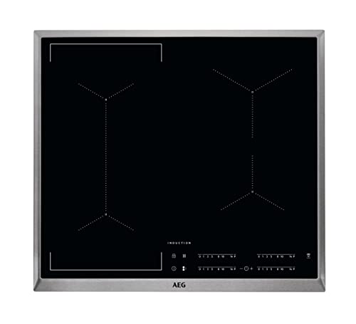 AEG IKE64441XB Autarkes Kochfeld / Induktion / Serie 6000 mit Bridge / Hob²Hood / Slider-Bedienung / 60 cm / Edelstahlrahmen / 4 Kochzonen / Bridge-Funktion / Powerfunktion / Kindersicherung AEG IKE64441XB Autarkes Kochfeld / Induktion / Serie 6000 mit Bridge / Hob²Hood / Slider-Bedienung / 60 cm / Edelstahlrahmen / 4 Kochzonen / Bridge-Funktion / Powerfunktion / Kindersicherung von AEG