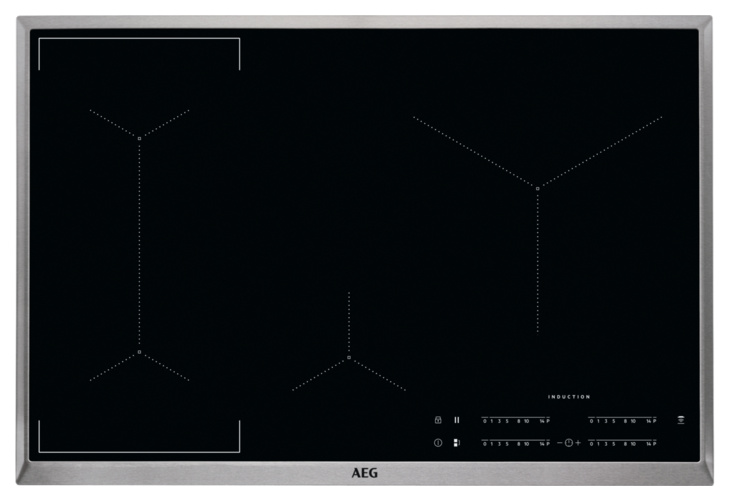 AEG IKE84441XB 6000 Bridge, Autarkes Induktionskochfeld, Hob²Hood, 80 cm von AEG