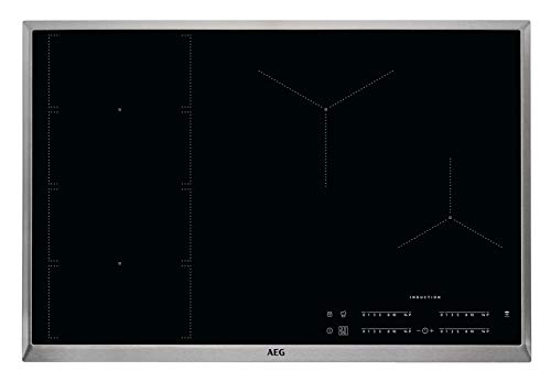 AEG IKE84471XB Autarkes Kochfeld / Induktion / Hob²Hood / Slider-Bedienung / 80 cm / Edelstahlrahmen / 4 Kochzonen / Flexi-Bridge-Funktion / Powerfunktion / Kindersicherung AEG IKE84471XB Autarkes Kochfeld / Induktion / Hob²Hood / Slider-Bedienung / 80 cm / Edelstahlrahmen / 4 Kochzonen / Flexi-Bridge-Funktion / Powerfunktion / Kindersicherung von AEG