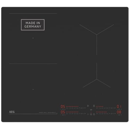 AEG Induktionskochfeld 60cm, Made in Germany, 4 Flex-Kochzonen mit Kratzresistenter SaphirMatt-Oberfläche, SenseBoil verhindert Überkochen, Bridge-Kombination 2er Zonen, Hob²Hood, TI64IB1FIZ AEG Induktionskochfeld 60cm, Made in Germany, 4 Flex-Kochzonen mit Kratzresistenter SaphirMatt-Oberfläche, SenseBoil verhindert Überkochen, Bridge-Kombination 2er Zonen, Hob²Hood, TI64IB1FIZ von AEG