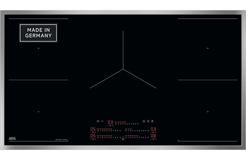 AEG Induktionskochfeld autark 90cm – Made in Germany – 5 Flex-Zonen mit 2x Bridge-Kombination 2er Zonen – Powerfunktion – SuperFlat Rahmen – DirectSlider – kompatibel mit Haubenautom – TK95IN08UB AEG Induktionskochfeld autark 90cm – Made in Germany – 5 Flex-Zonen mit 2x Bridge-Kombination 2er Zonen – Powerfunktion – SuperFlat Rahmen – DirectSlider – kompatibel mit Haubenautom – TK95IN08UB von AEG