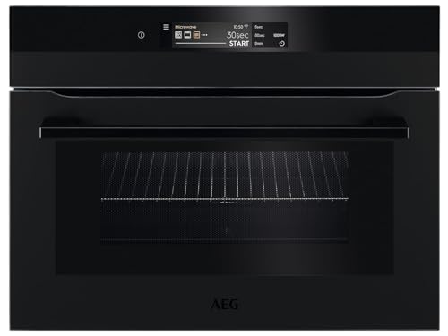 AEG KMK868000T Kompaktbackofen mit Mikrowelle Schwarz von AEG