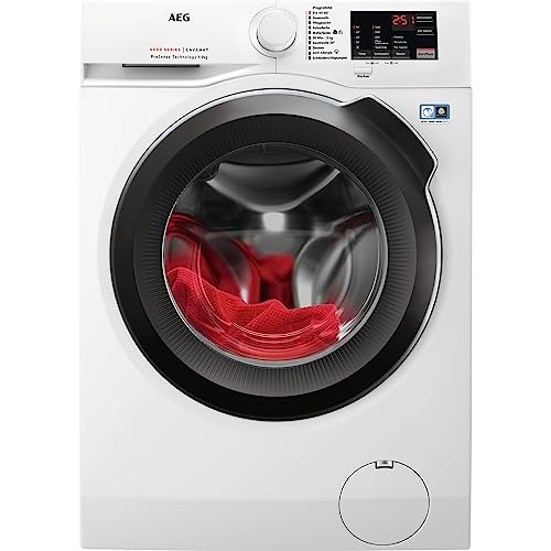 AEG L6AMZ49FL Waschmaschine / Serie 6000 mit ProSense® / 9,0 kg / Leise / Mengenautomatik / Nachlegefunktion / Kindersicherung / Schontrommel / Wasserstopp / 1400 U/min von AEG