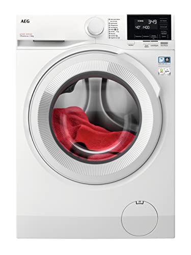 AEG LR6F60400 Waschmaschine / 10.0 kg / Leise / Mengenautomatik / Nachlegefunktion / Kindersicherung / Schontrommel / Wasserstopp / 1400 U/min, Weiß von AEG