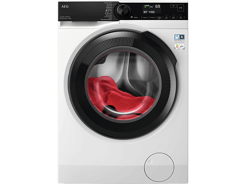 AEG LR7F75495 Serie 7000 ProSteam® mit Dampfprogramm Waschmaschine (9 kg, 1351 U/Min., A) von AEG