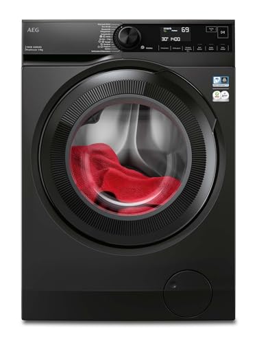 AEG LR7FS75490 Waschmaschine / Serie 7000 mit ProSteam Dampffunktion / 9 kg / Mengenautomatik/ Nachlege- & Auffrischfunktion / Wasserstopp / 1400 U/min / grau von AEG