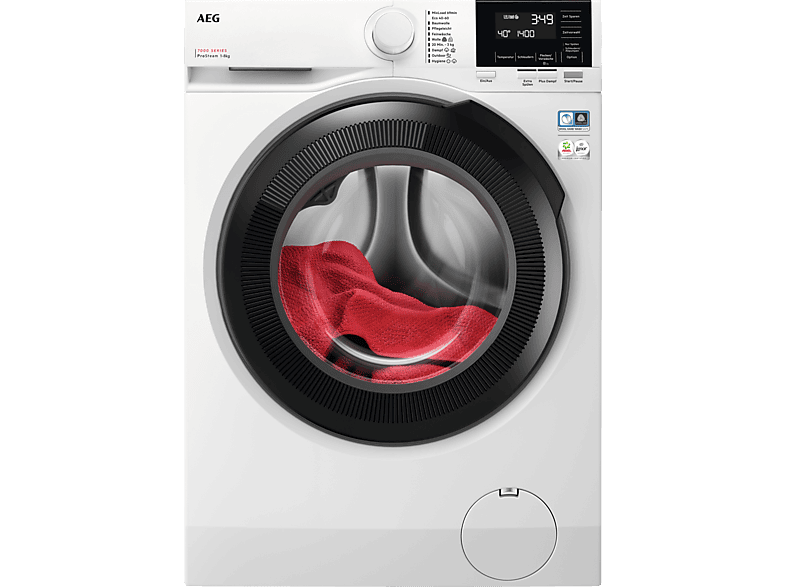 AEG LR7G60480 Serie 7000 ProSteam® mit Dampfprogramm Waschmaschine (8 kg, 1400 U/Min., A) von AEG