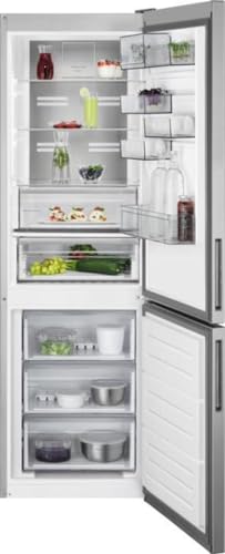 AEG RCB732E5MX Freistehende Kühl-Gefrierkombination / Serie 8000 mit Cooling 360° / 1860 mm / Gefrierteil unten / 330 L / NoFrost / Farbe: Edelstahl-Türen, Seiten grau / E AEG RCB732E5MX Freistehende Kühl-Gefrierkombination / Serie 8000 mit Cooling 360° / 1860 mm / Gefrierteil unten / 330 L / NoFrost / Farbe: Edelstahl-Türen, Seiten grau / E von AEG