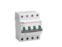 AEG Sicherungsautomat C 25A, 4-polige C-Charakteristik, Ausschaltvermögen 10kA, 230/400V AC, 72mm breit von AEG