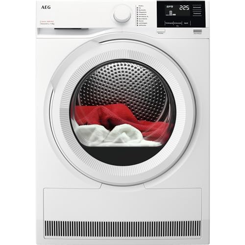AEG Wärmepumpentrockner 8 kg| Serie 7000 SensiDry schonendes & energiesparendes Trockenverfahren| A+++| Mengenautomatik| Schontrommel| Knitterschutz | TR7T60680 AEG Wärmepumpentrockner 8 kg| Serie 7000 SensiDry schonendes & energiesparendes Trockenverfahren| A+++| Mengenautomatik| Schontrommel| Knitterschutz | TR7T60680 von AEG