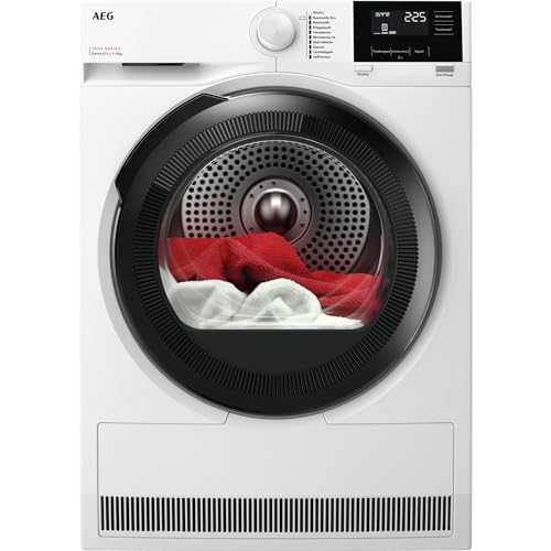 AEG Wärmepumpentrockner 9 kg| Serie 7000 SensiDry schonendes & energiesparendes Trockenverfahren| A+++| Mengenautomatik| Schontrommel| Knitterschutz | TR7T60690 AEG Wärmepumpentrockner 9 kg| Serie 7000 SensiDry schonendes & energiesparendes Trockenverfahren| A+++| Mengenautomatik| Schontrommel| Knitterschutz | TR7T60690 von AEG