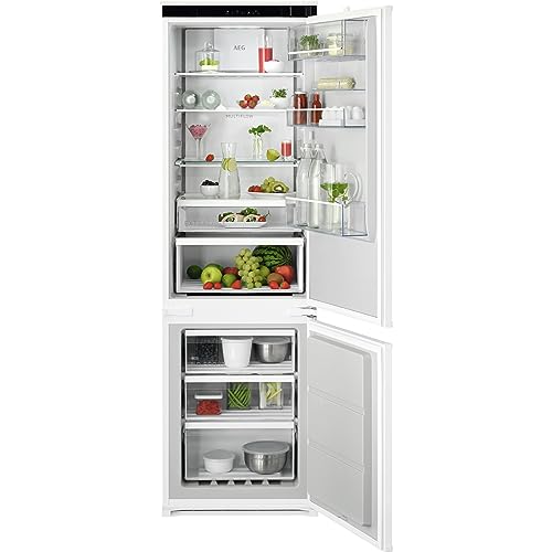 AEG TSC6M183ES Einbau-Kühl-Gefrierkombination / Serie 6000 mit TwinTech / 1780 mm / Gefrierteil unten / 249 L / NoFrost / Schlepptür / E AEG TSC6M183ES Einbau-Kühl-Gefrierkombination / Serie 6000 mit TwinTech / 1780 mm / Gefrierteil unten / 249 L / NoFrost / Schlepptür / E von AEG