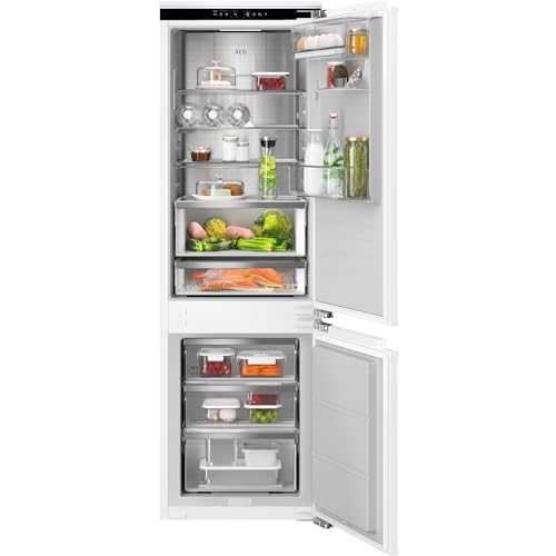 AEG WiFi Einbau-Kühl-Gefrierkombination 178cm, Serie 9000 MultiChill: Null-Grad-Schublade -3°C bis +5°C wählbar, Kühl- (114 L), Gefrier- (63L) & 0°C-Kaltraum (46 L), NoFrost, Festtür, TSC9V18WCC3 AEG WiFi Einbau-Kühl-Gefrierkombination 178cm, Serie 9000 MultiChill: Null-Grad-Schublade -3°C bis +5°C wählbar, Kühl- (114 L), Gefrier- (63L) & 0°C-Kaltraum (46 L), NoFrost, Festtür, TSC9V18WCC3 von AEG