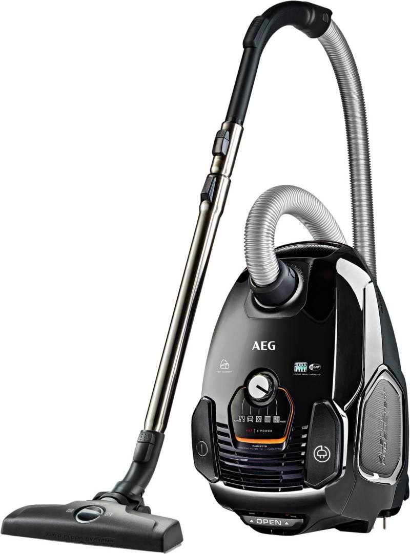 AEG VX7-2-EP-P Staubsauger mit Beutel neue technische Version, schwarz von AEG